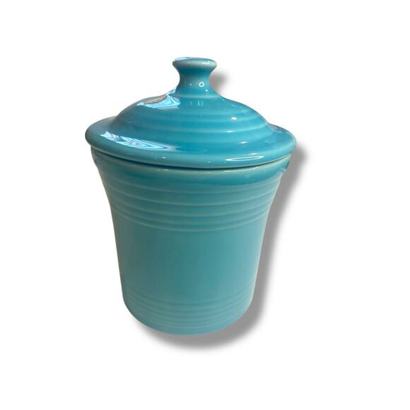 Homer Laughlin Other - Fiesta  Small Utility Jam Jar Homer Laughlin 5.5" Turquoise
